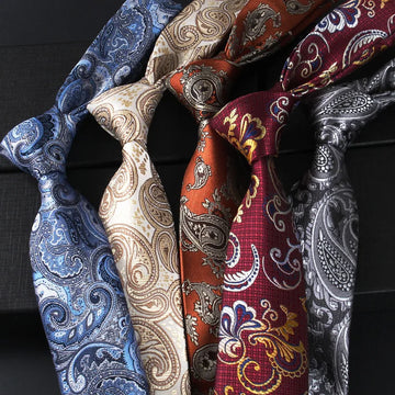 Paisley slips, mansjettknapper og lommetørkle